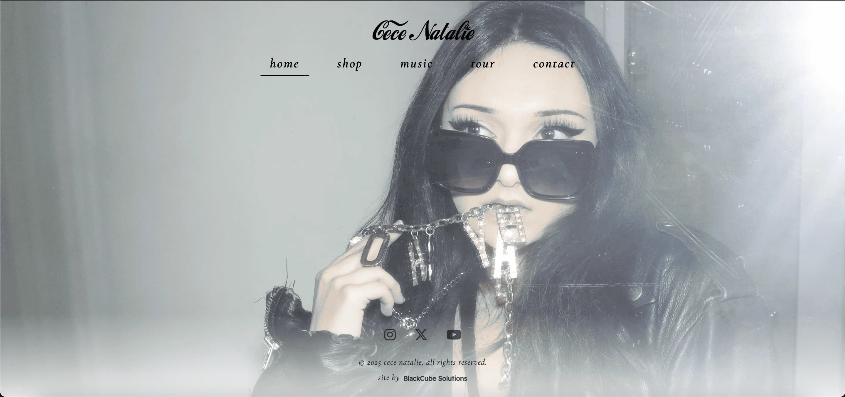 Cece Natalie Music Artist Website Design